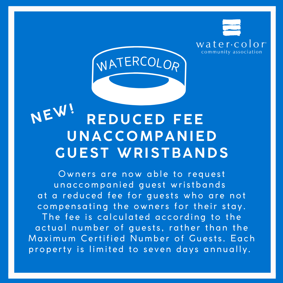 Graphic with a picture of a guest wristband 