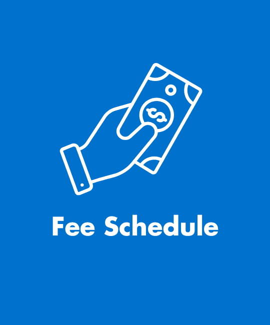 Fee Schedule