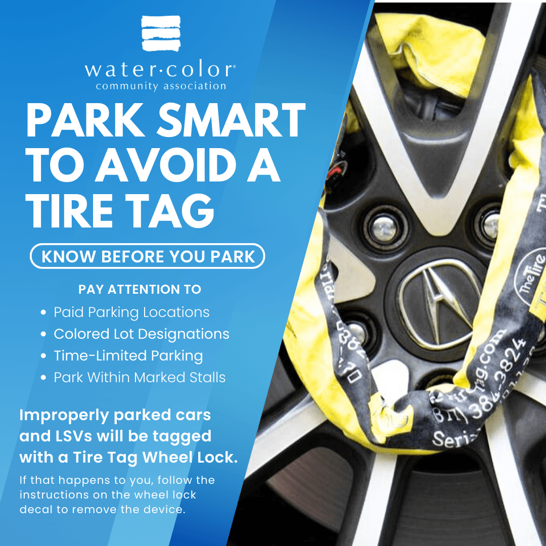 graphic with recommendations to avoid a tire tag device